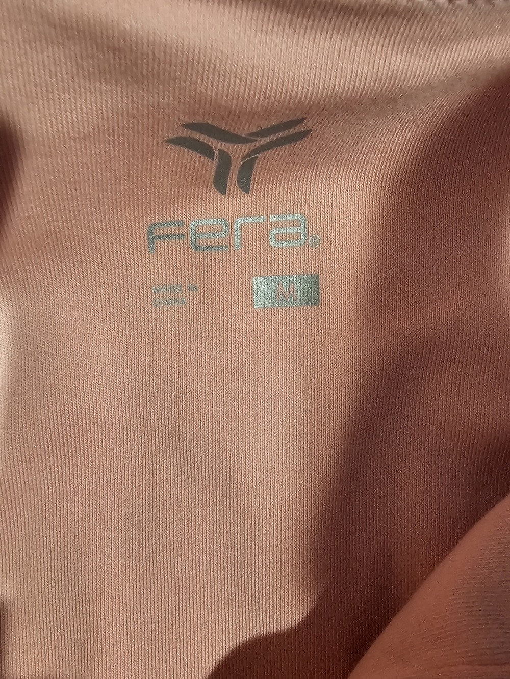 Fera Pullover Womens Medium Pink Quarter Zip Snap Neck Hoodie NWT Athleisure